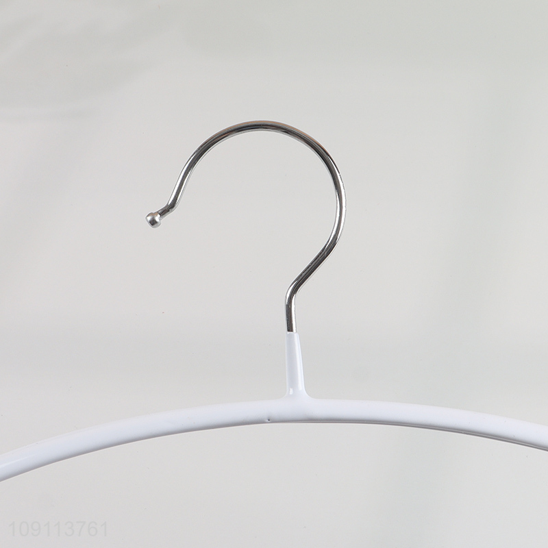 Factory Supply Heavy Duty Non-Slip Coated Metal Dress Suit Coat Hanger