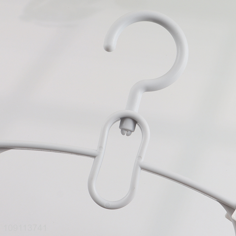 New Arrival Retractable Non-Slip Plastic Clothes Hanger for Kids Children