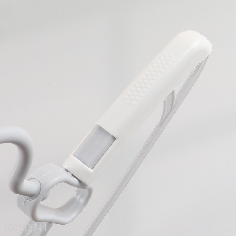 New Arrival Retractable Non-Slip Plastic Clothes Hanger for Kids Children