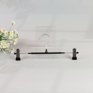 Good Quality Space Saving Heavy Duty Non-Slip Pants Hanger with Clips