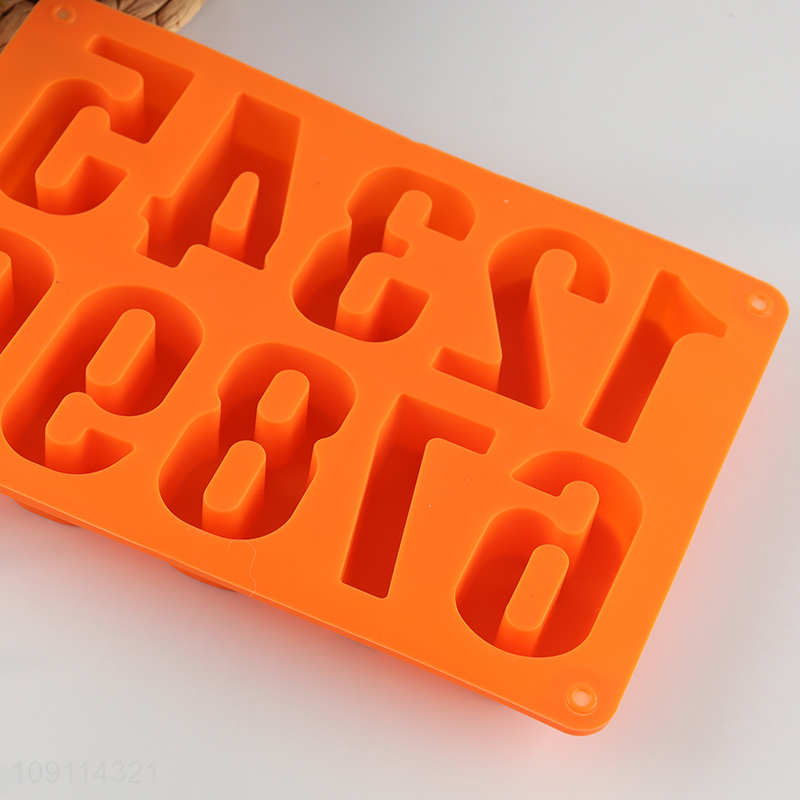 Good selling silicone non-stick number cake mold baking tool