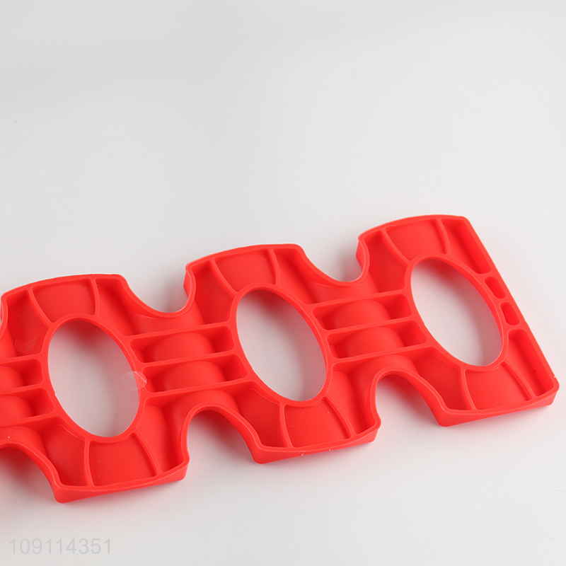 Top products silicone foldable beer bottle rack for refrigerator