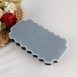 Hot selling black silicone 37holes ice cube mold ice cube tray wholesale