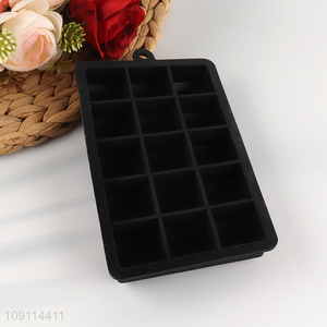 Top selling black silicone ice cube mold ice mold tray for household
