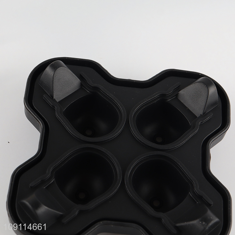 Online wholesale skull shape silicone ice cube mold ice cube maker