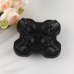 Online wholesale skull shape silicone ice cube mold ice cube maker