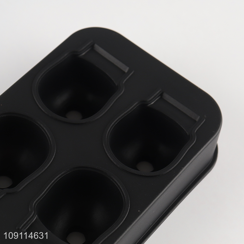 Latest products skull shape silicone ice ball mold ice cube maker