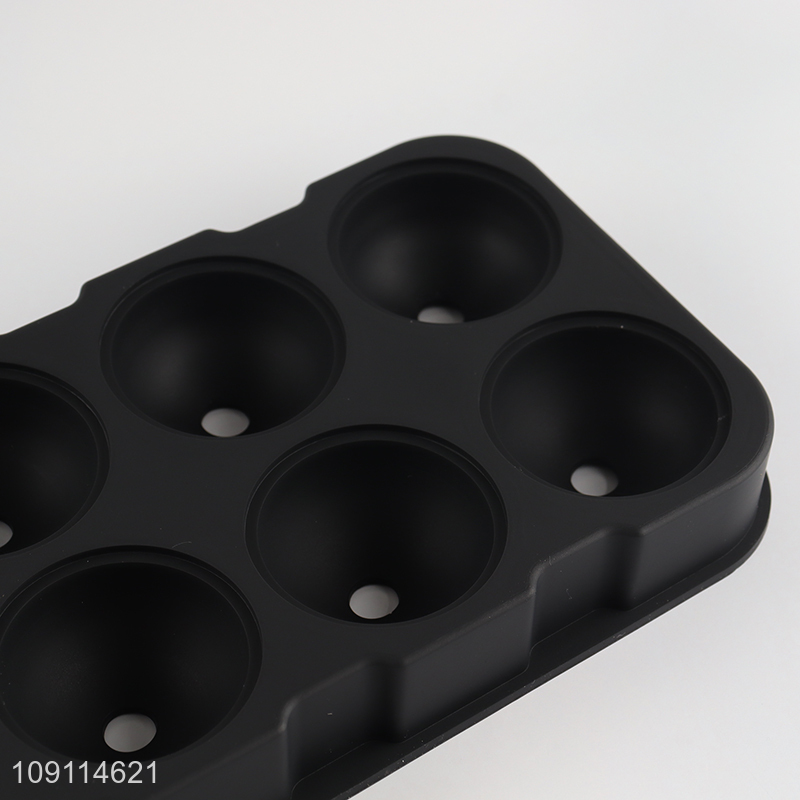High quality black silicone round ice ball mold ice ball maker