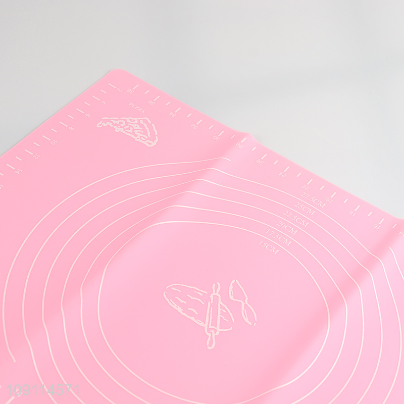 Hot products rectangle non-stick silicone pastry mat for baking