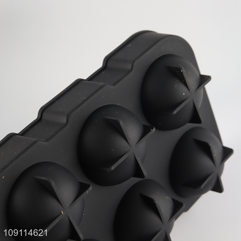High quality black silicone round ice ball mold ice ball maker