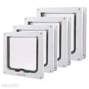 Most Popular Cat Flap Door 4 Way Locking Weatherproof Pet Doors