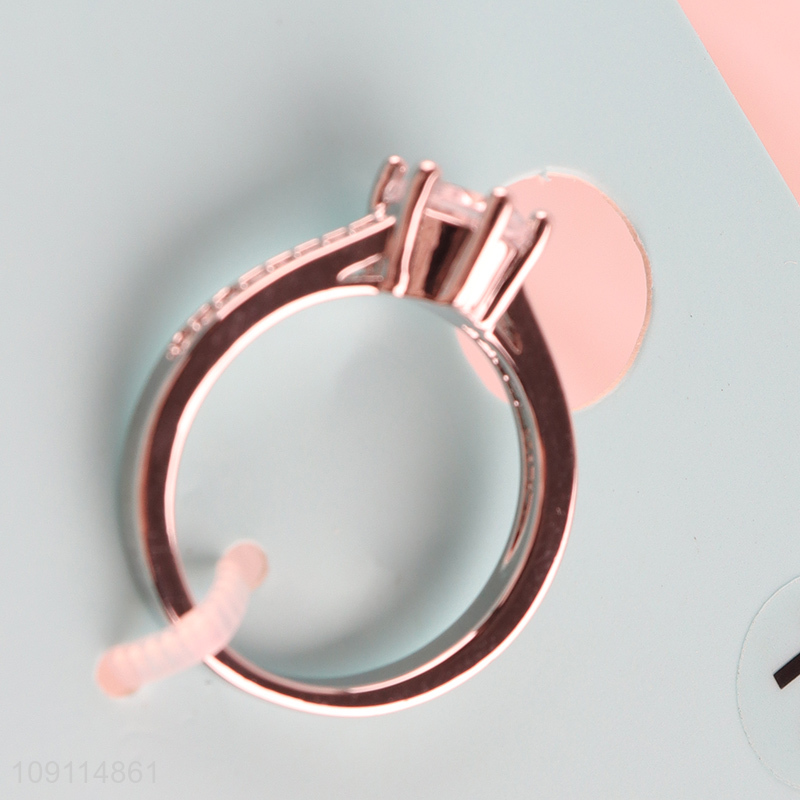 China supplier fashion jewelry copper ring for ladies jewelry