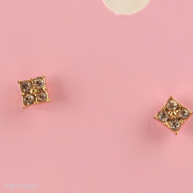 China factory fashion jewelry alloy ladies ear studs for sale