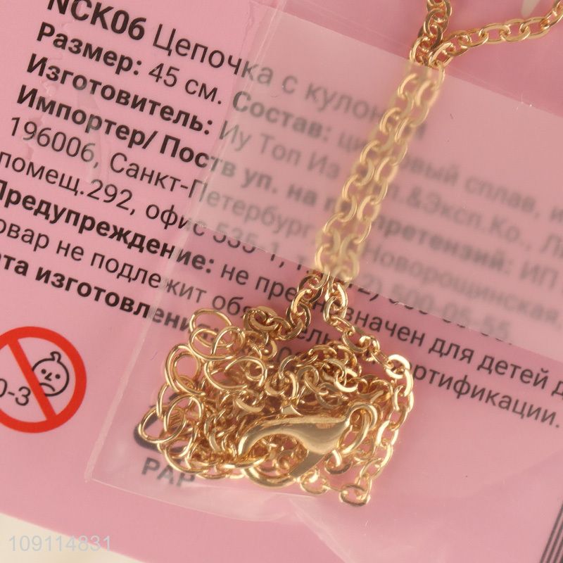 Most popular ladies jewelry alloy fashion jewelry women necklace