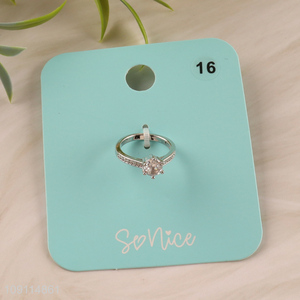 China supplier fashion jewelry copper ring for ladies jewelry