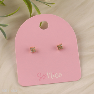 China factory fashion jewelry alloy ladies ear studs for sale