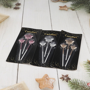 Online Wholesale 3 Pieces Balloon Shape Birthday Candles for Cake or Cupcake Decoration