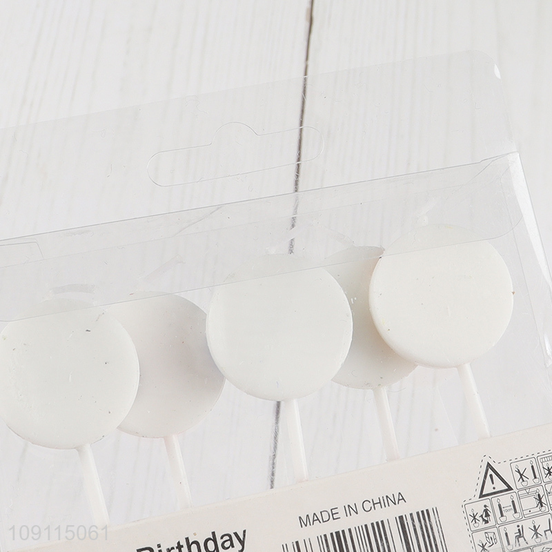 Good Quality 5 Pieces Soccer-Themed Birthday Candles Birthday Cake Topper Decoration