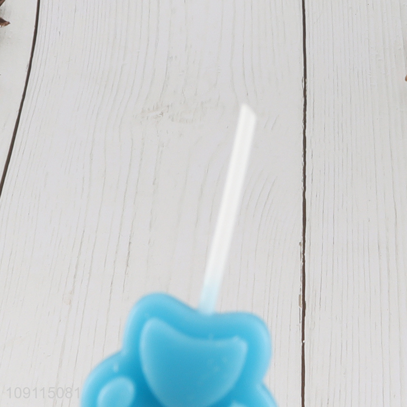 Factory Supply 5 Pieces Cat Paw Shaped Birthday Candles for Cupcake Decoration