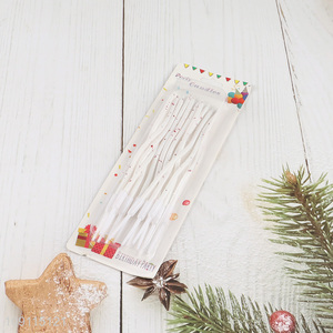 Factory Price 12 Pieces Twisted Birthday Candles for Party Cake Decoration