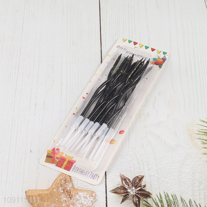 Online Wholesale 12 Pieces Birthday Candles Glitter Twisted Candles Party Candles