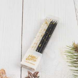 New Product 12 Pieces Glitter Birthday Candles for Cake or Cupcake Decoration