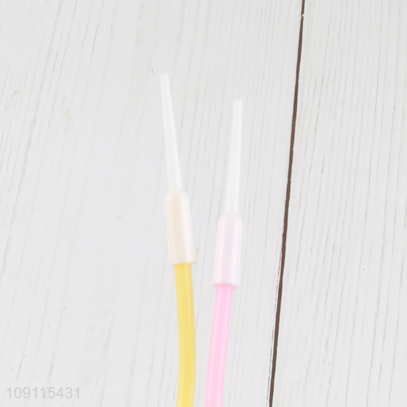 High Quality 6 Pieces Candy Colored Birthday Candles for Birthday Cake Decoration