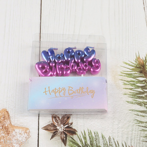 Hot Selling Happy Birthday Candle Birthday Cake Candle Cake Topper Decoration