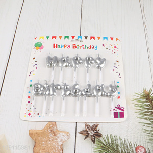 Factory Supply 13 Pieces Happy Birthday Letter Candles Birthday Cake Candles Set