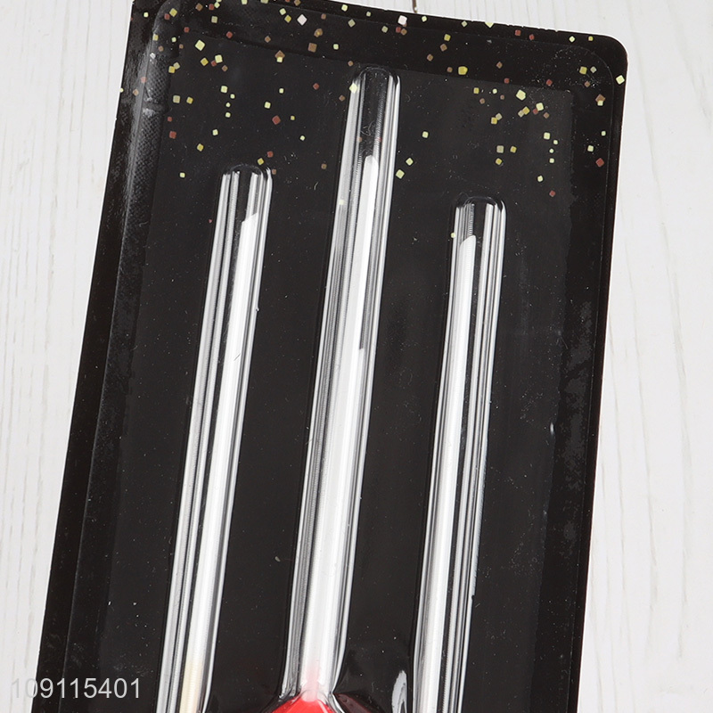 Popular Product 4 Pieces Heart Shape Birthday Candles for Party Cake Decoration