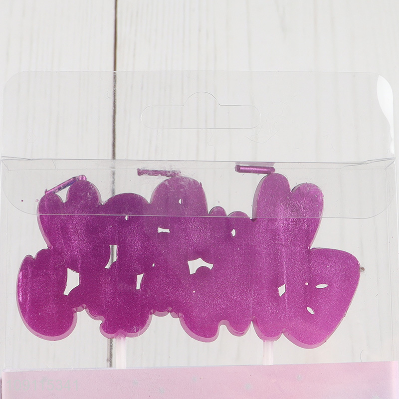 Hot Selling Happy Birthday Candle Birthday Cake Candle Cake Topper Decoration