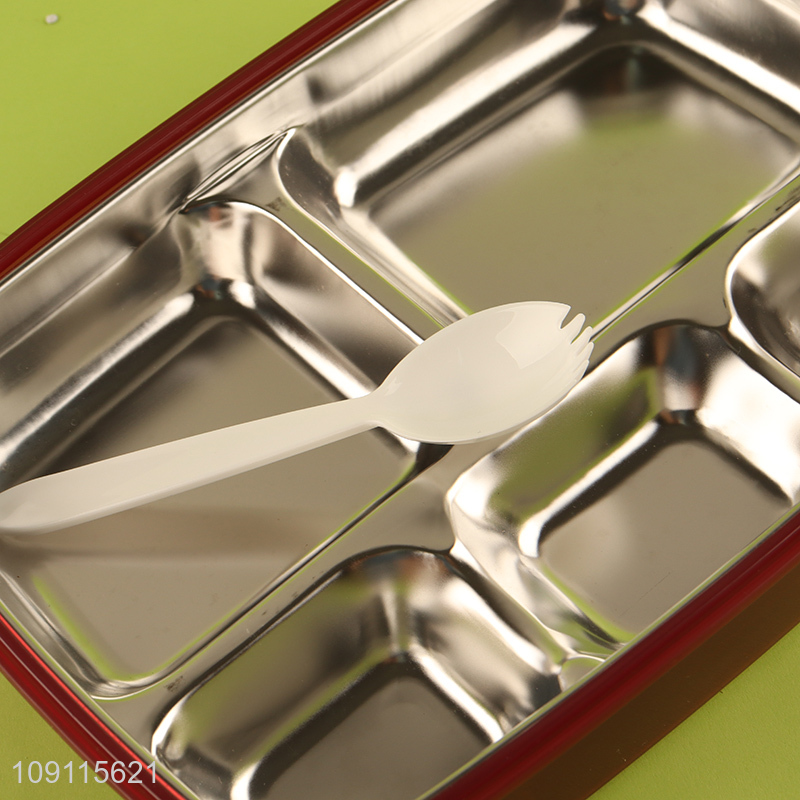 Best selling portable school students lunch box with tableware