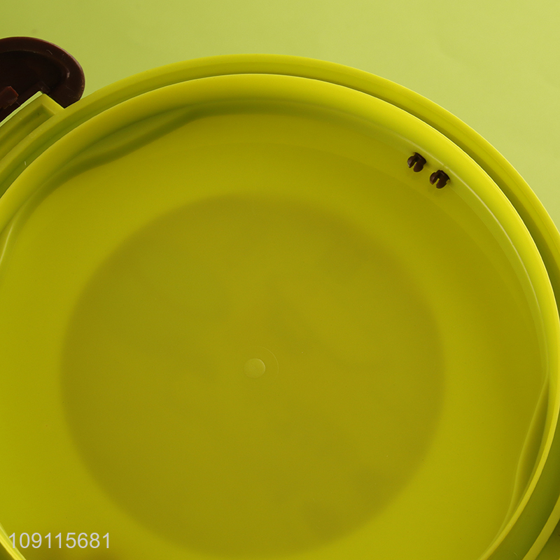 Hot sale round portable large capacity lunch box bento box wholesale