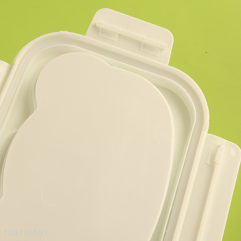 Hot products cartoon bear children portable lunch box with spoon and fork