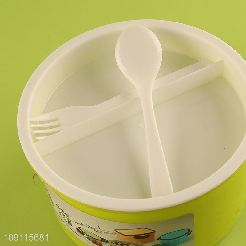 Hot sale round portable large capacity lunch box bento box wholesale