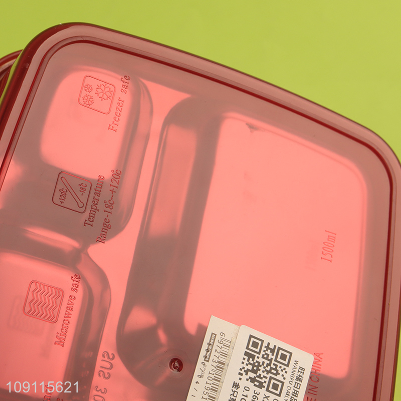 Best selling portable school students lunch box with tableware