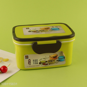 China factory portable large capacity lunch box bento box with tableware set