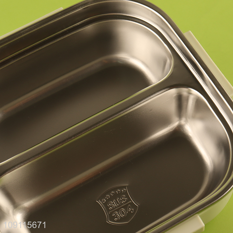 Low price cartoon dinosaur portable school kids lunch box with tableware