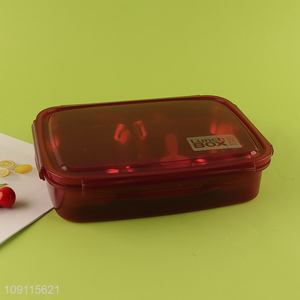 Best selling portable school students lunch box with tableware