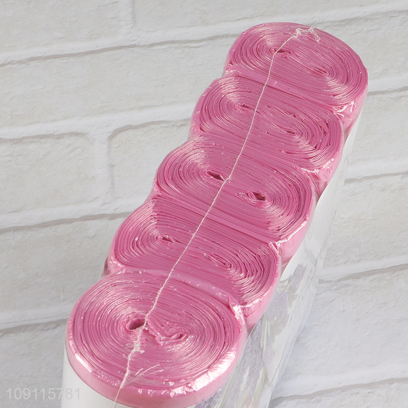 Wholesale 65PCS Lavender Drawstring Garbage Bags Indoor Outdoor Garbage Bags