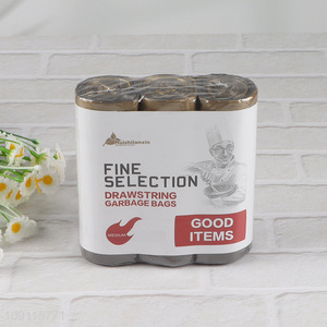 Good Quality 81PCS Drawstring Garbage Bags Multipurpose Plastic Trash Bags