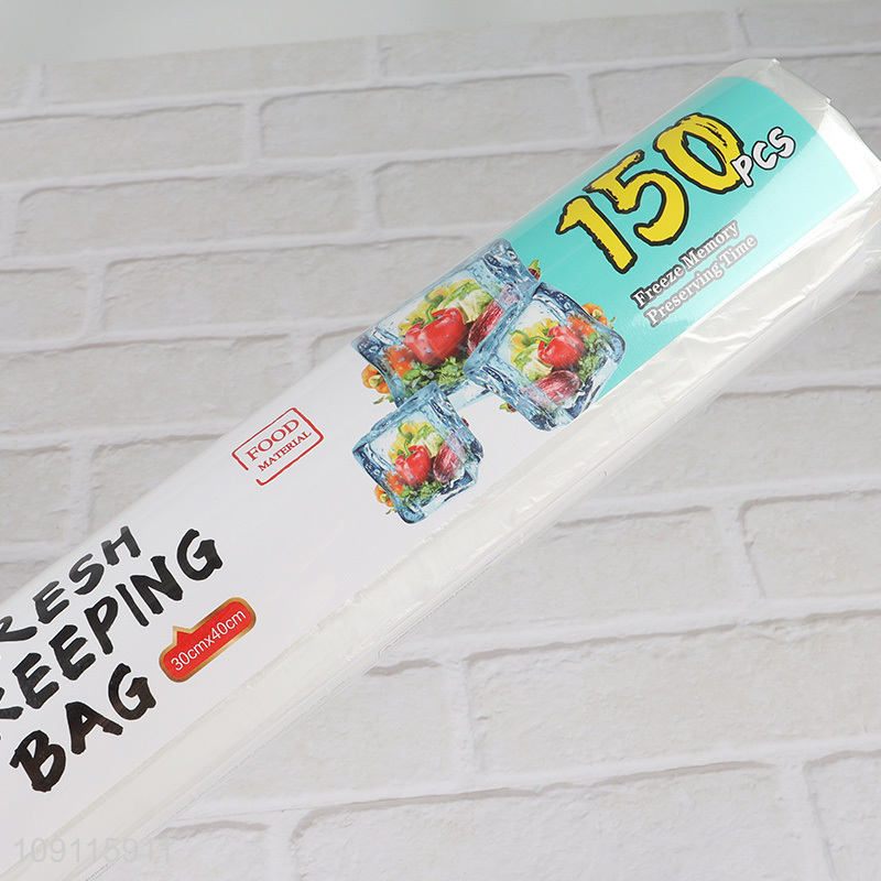 Factory Price 150PCS Disposable Plastic Fresh-Keeping Bags for Food Storage