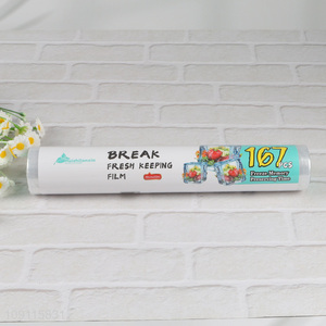 High Quality 167PCS Plastic Food Wrap Fresh-Keeping Film for Kitchen