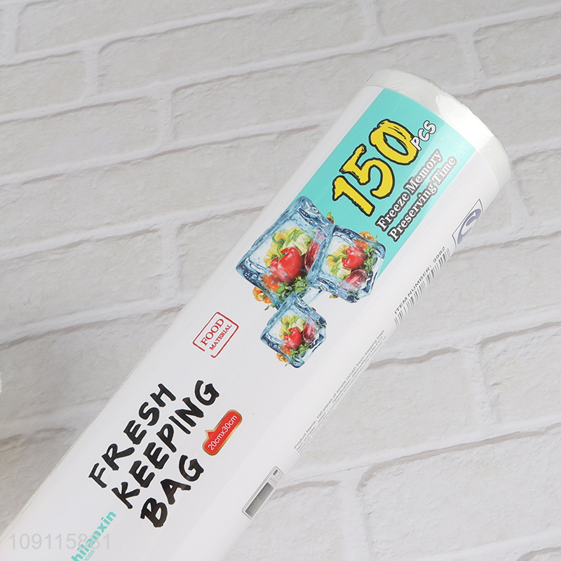 Factory Supply 150PCS Plastic Fresh-Keeping Bags Plastic Produce Bags