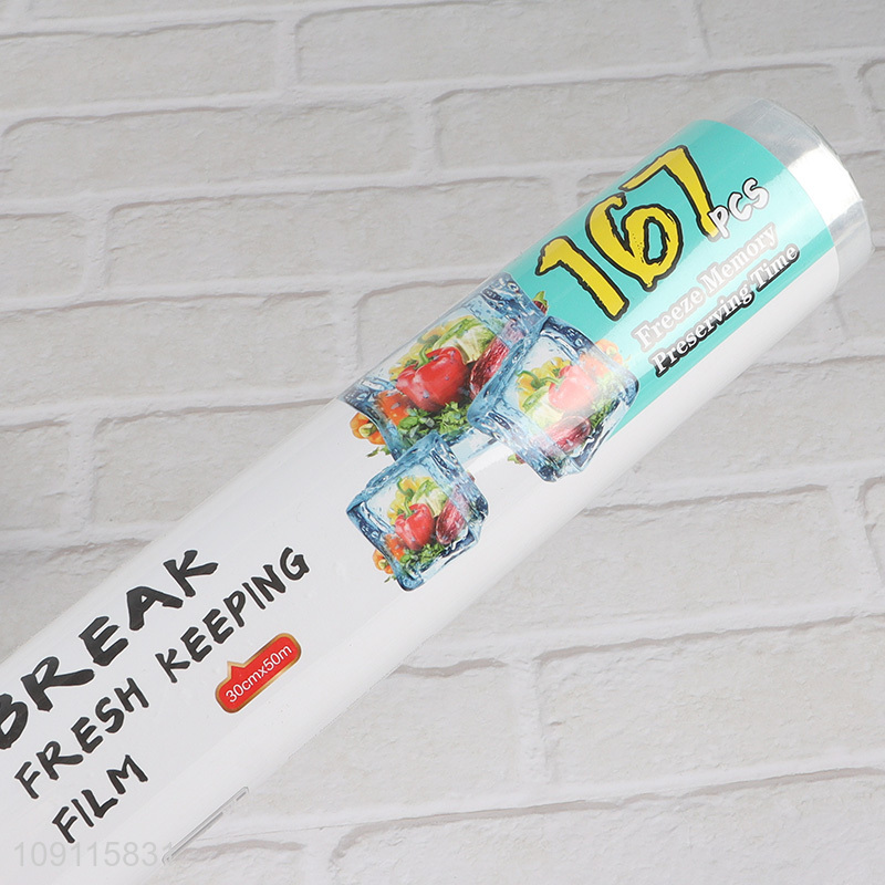 High Quality 167PCS Plastic Food Wrap Fresh-Keeping Film for Kitchen