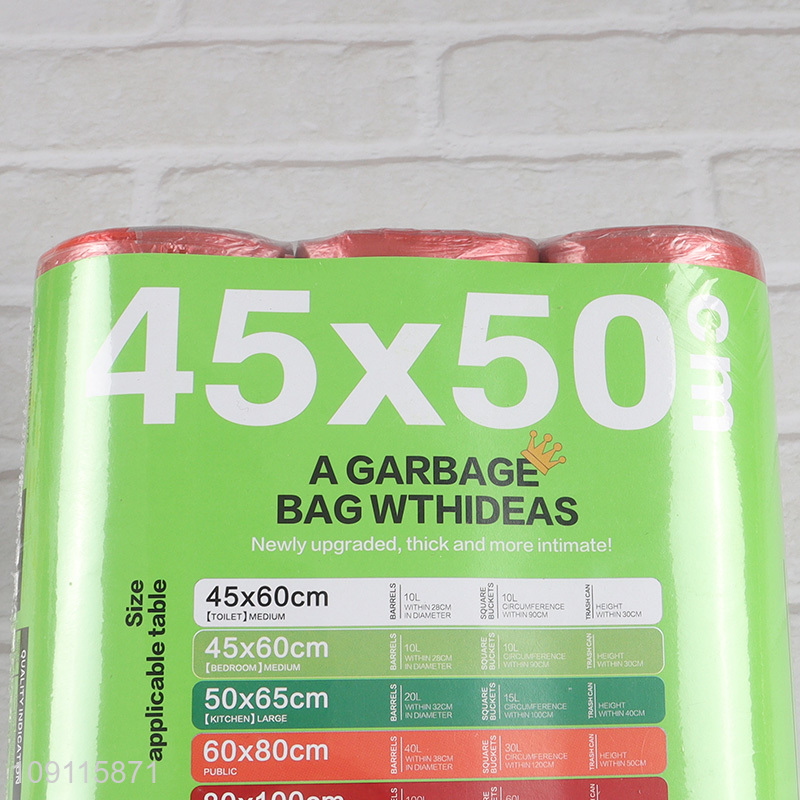 China Imports 69PCS Vest Style Garbage Bags for Living Room Bedroom Bathroom