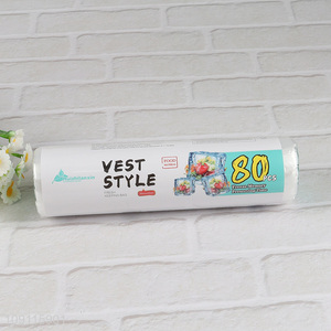 Online Wholesale 80PCS Thickened Vest Style Fresh-Keeping Bags for Refrigerator