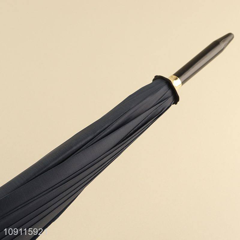 China factory windproof waterproof j-shaped handle portable umbrella