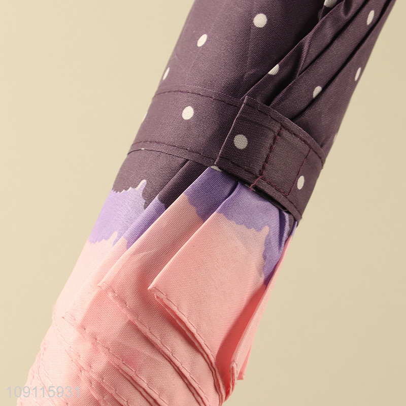 Popular products portable folding windproof waterproof umbrella with cover