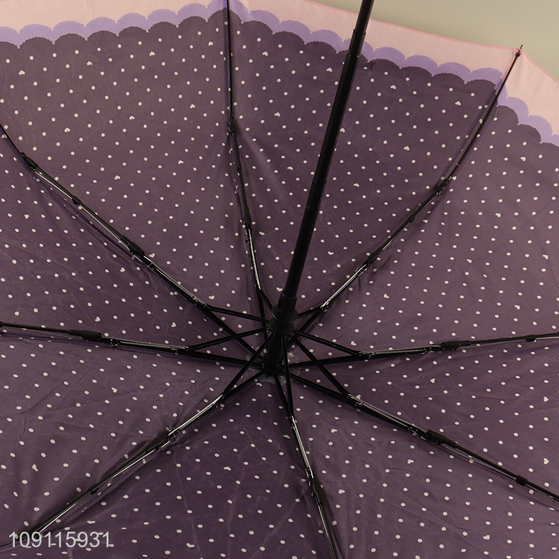 Popular products portable folding windproof waterproof umbrella with cover